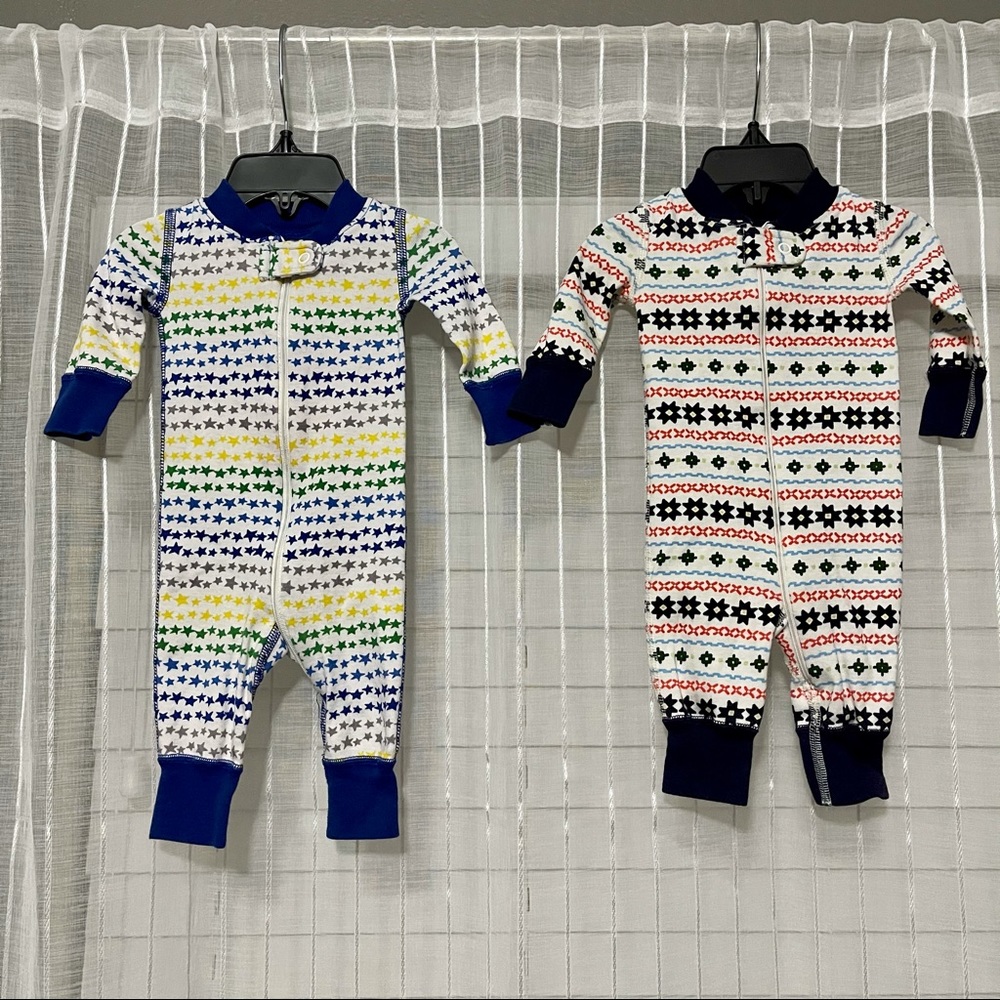 Hanna Andersson Baby Zipper Sleeper Pajamas Bundle
